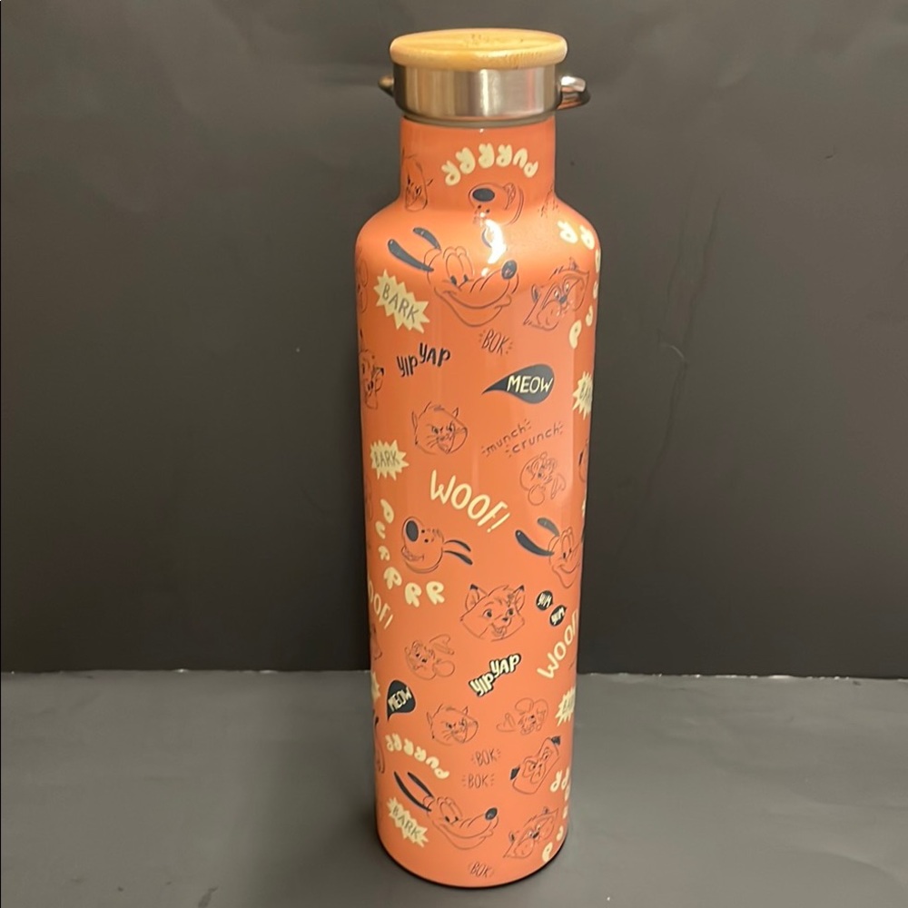 Disney Cartoon Dog/Cat Print stainless steel Water Thermos
